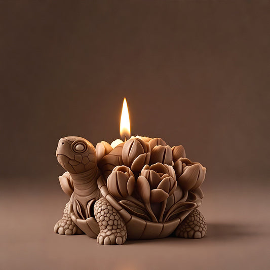 Cute Turtle Scented Candle Silicone Mold