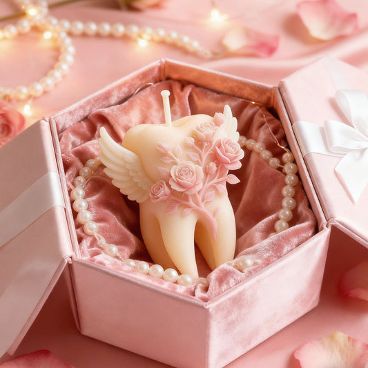 Angel Tooth & Rose Scented Candle Silicone Mold