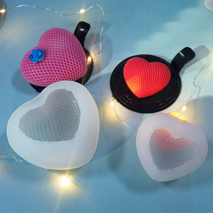 Heart Shaped Silicone Mold for Scented Candles