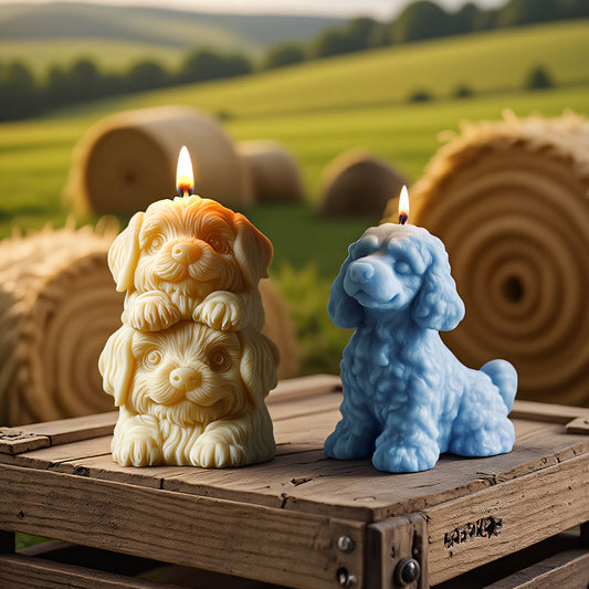 Puppy Series Scented Candle Silicone Mold