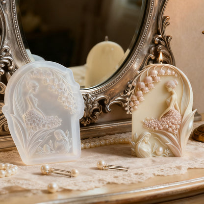 Angel Scented Candle Silicone Mold
