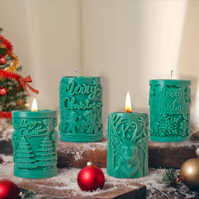 Christmas Silicone Scented Candle Mold