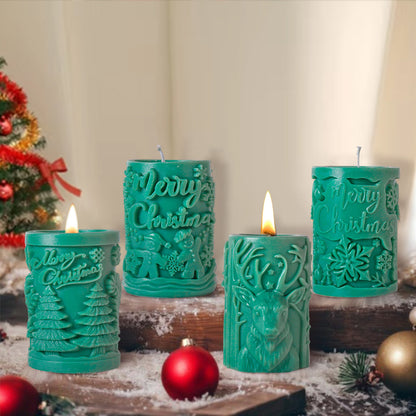 Christmas Silicone Scented Candle Mold