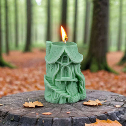 3D Enchanted Castle Silicone Candle Mold