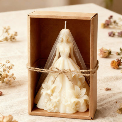 Wedding Dress Scented Candle Silicone Mold