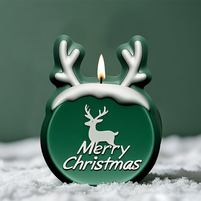 Christmas Reindeer Scented Candle Silicone Mold