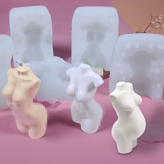 Human Figure Scented Candle Silicone Mold