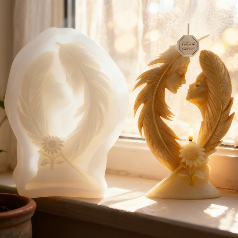 Warm Sun & Wings Scented Candle Silicone Mold