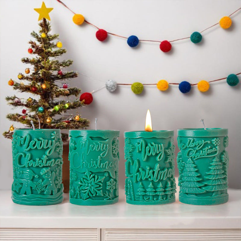 Christmas Silicone Scented Candle Mold