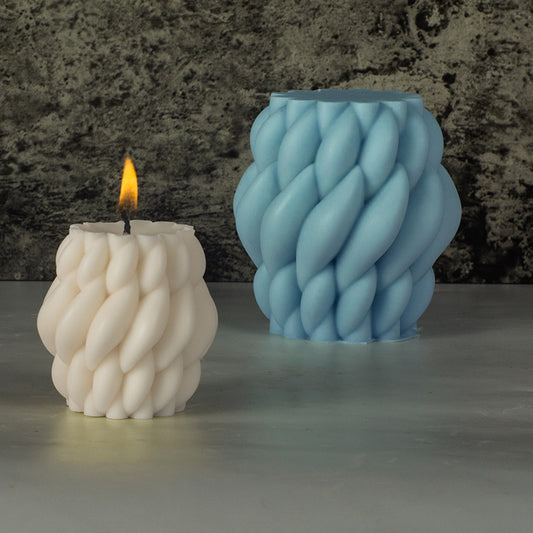 Modern Spiral Raindrop 3D Silicone Candle Mold