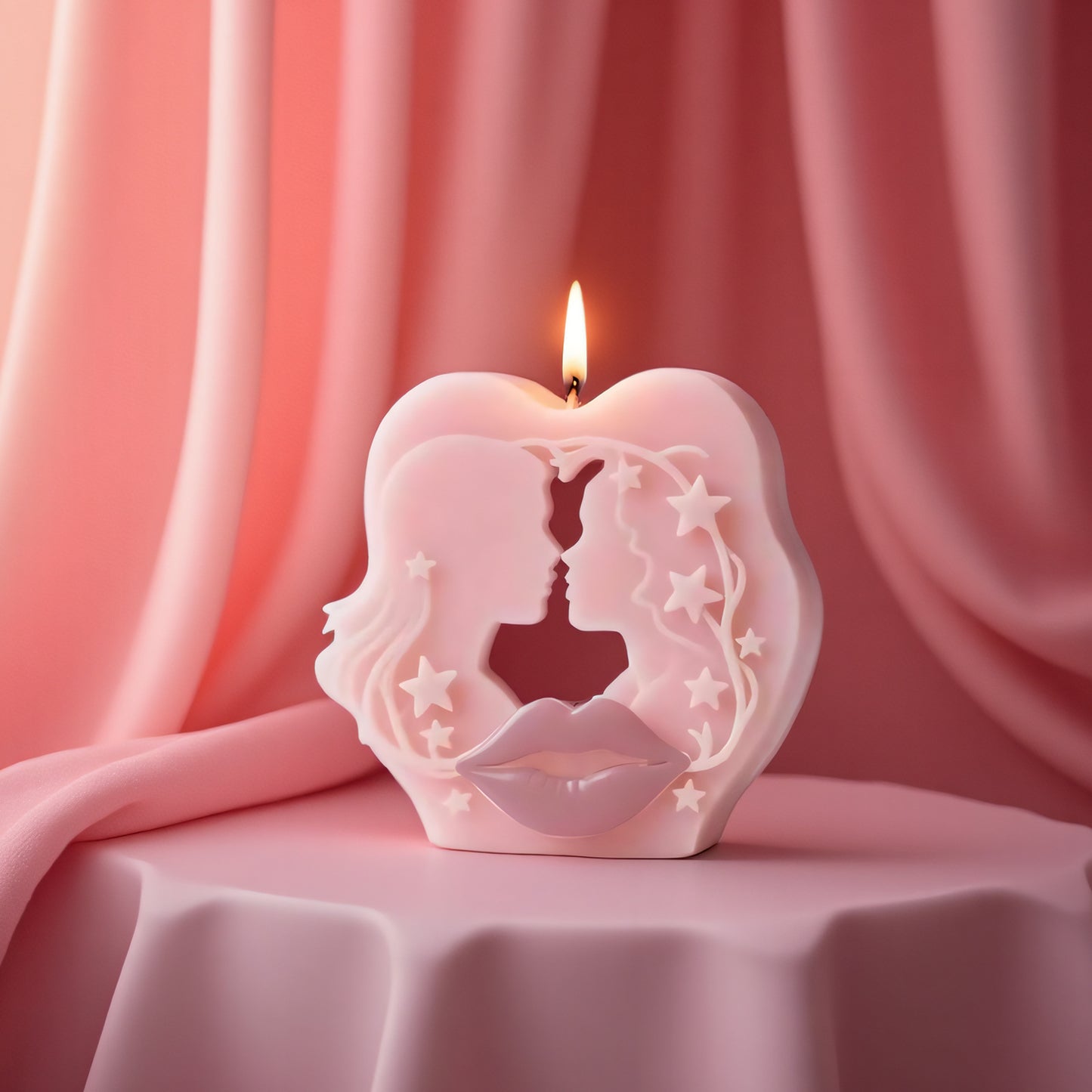 Lip Scented Candle Silicone Mold