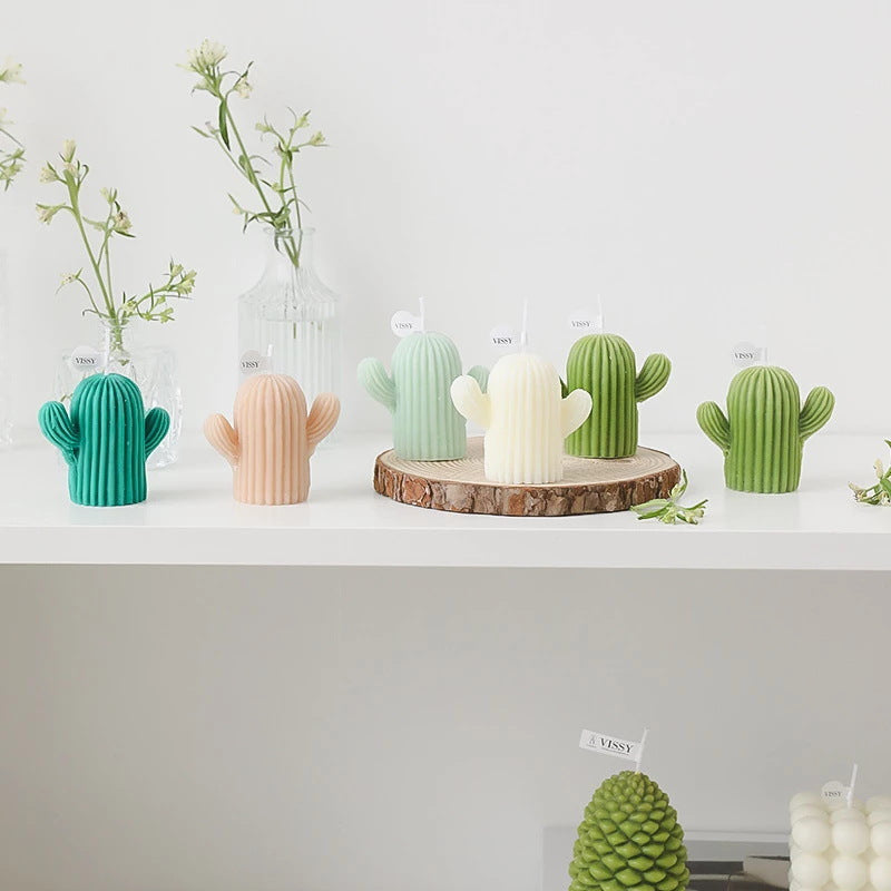 3D Succulent Cactus Aroma Silicone Mold
