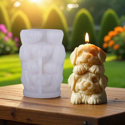 Puppy Series Scented Candle Silicone Mold