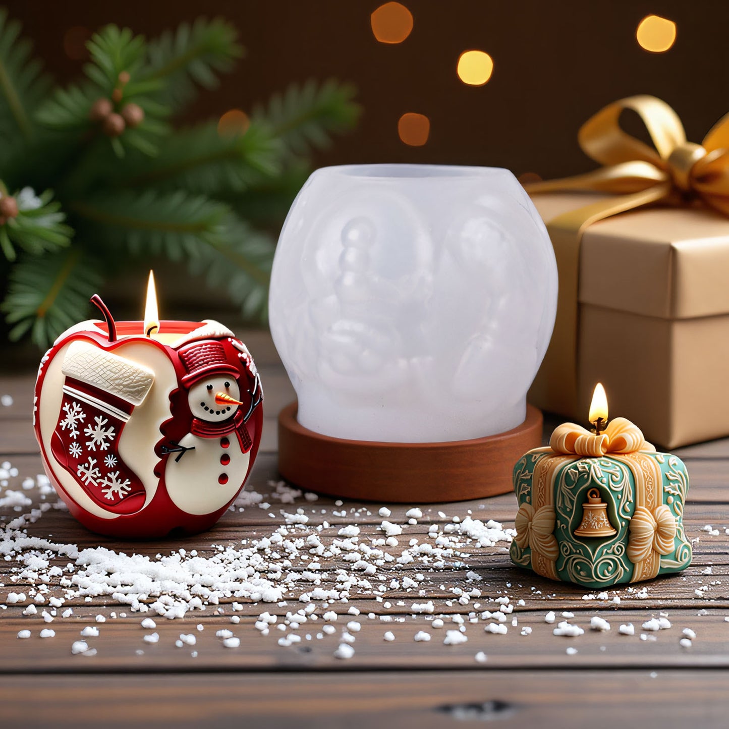 Christmas Series Silicone Candle Molds