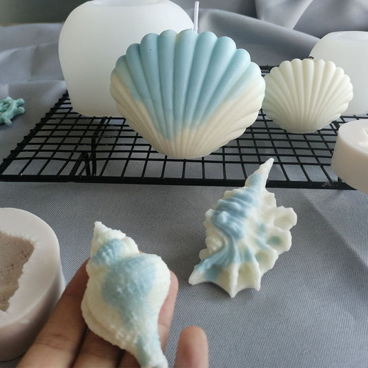 Scallop Shell Aroma Candle Silicone Mold