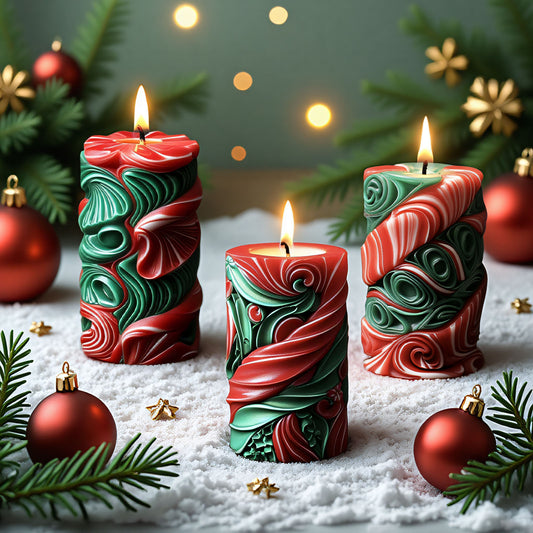 Christmas Series Scented Candle Silicone Mold