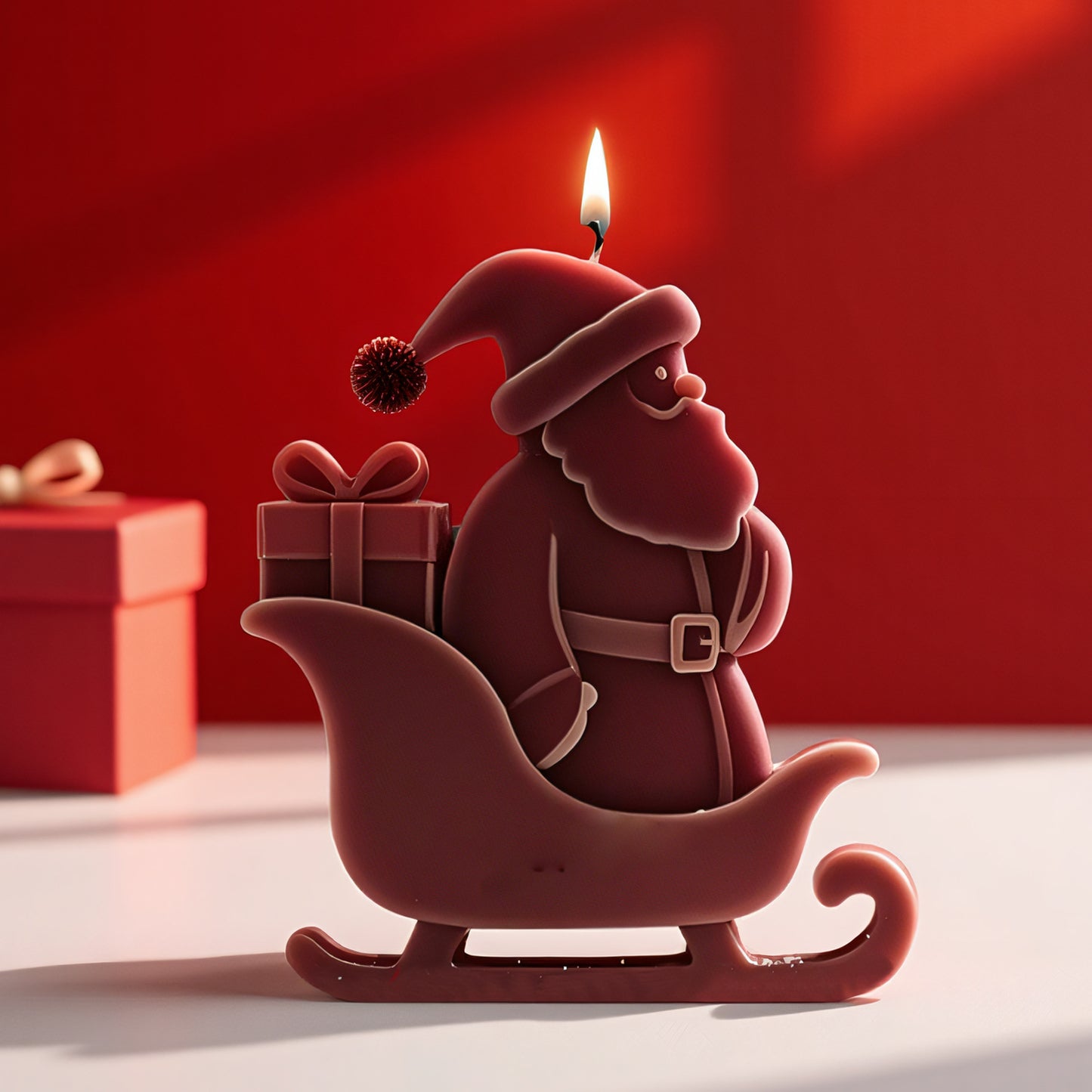 Santa Claus Scented Candle Silicone Mold