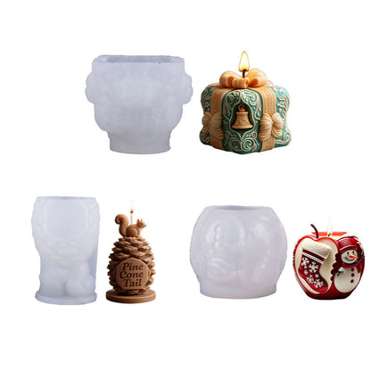 Christmas Series Silicone Candle Molds
