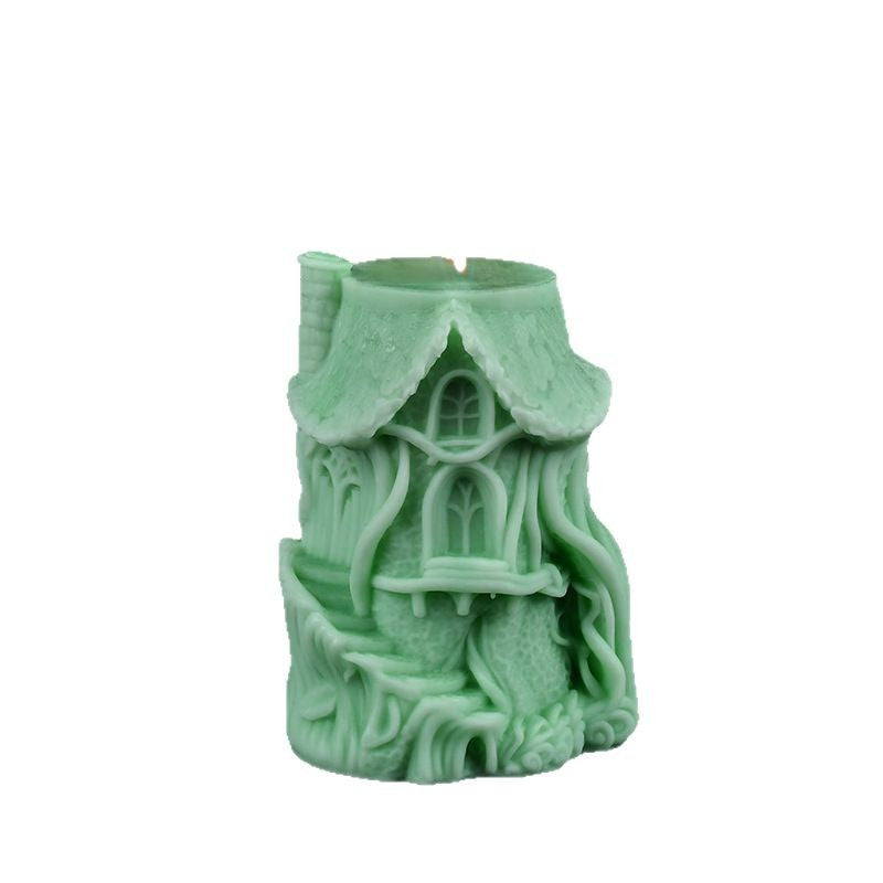 3D Enchanted Castle Silicone Candle Mold