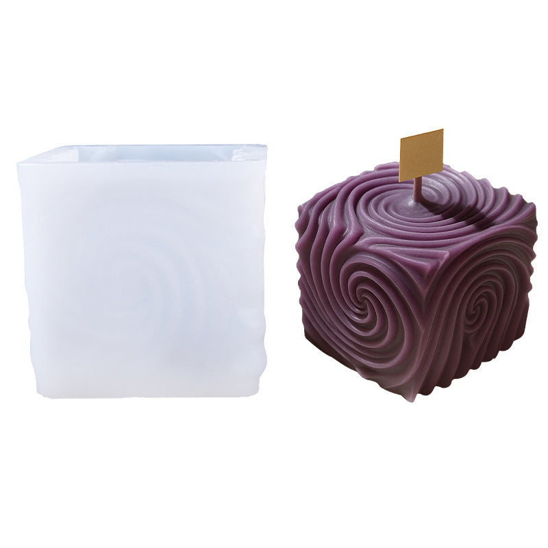 Spiral Ball Scented Candle Silicone Mold