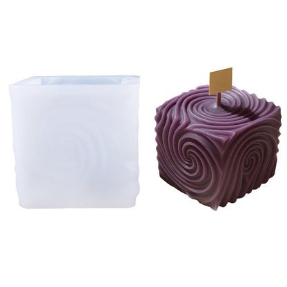 Spiral Ball Scented Candle Silicone Mold