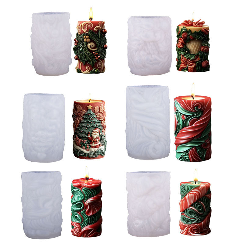 Christmas Series Scented Candle Silicone Mold