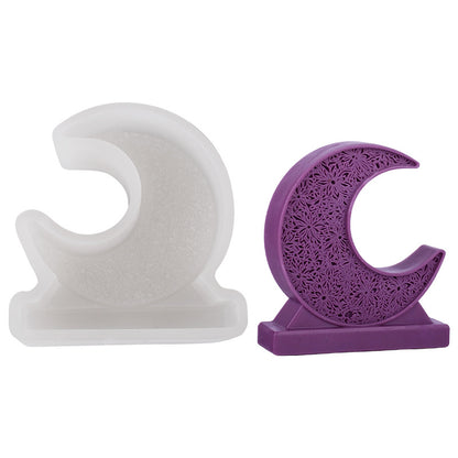 Celestial Moon & Stars 3D Silicone Candle Mold