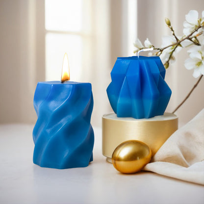 Diamond-Shaped Scented Candle Silicone Mold