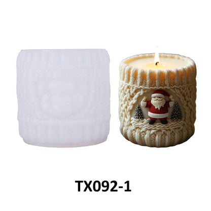 Santa Claus Scented Candle Silicone Mold
