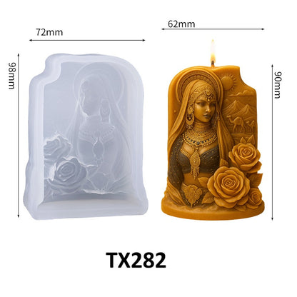 Sculptural Silicone Candle Mold