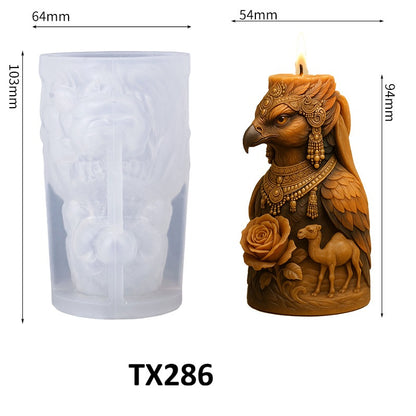 3D Animal & Flower Silicone Mold for Candles/Resin