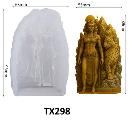 3D Human Figure Silicone Candle Mold