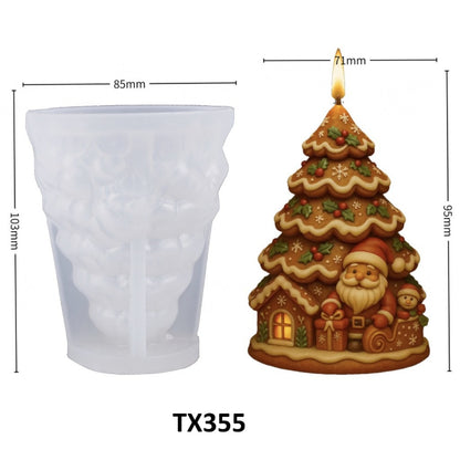 Santa Claus Silicone Candle Mold