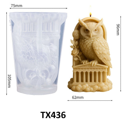 Handmade Owl Scented Candle Silicone Mold