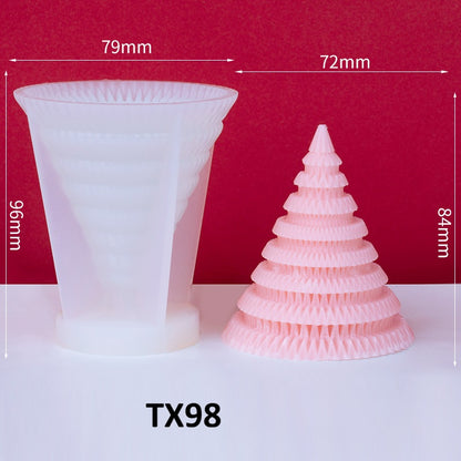 Christmas Tree Candle Silicone Mold