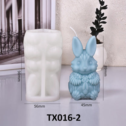 Bunny Scented Candle Silicone Mold
