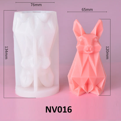 Rabbit Scented Candle Silicone Mold