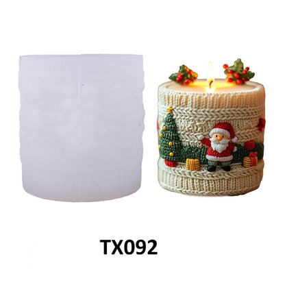 Santa Claus Scented Candle Silicone Mold