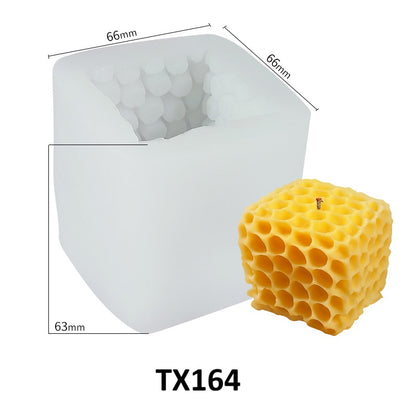 Bubble Cube Scented Candle Silicone Mold