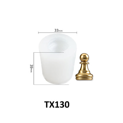 3D Chess Piece Silicone Mold for Scented Ornaments