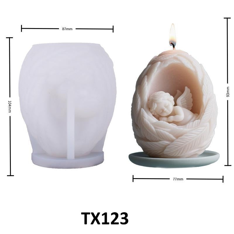 3D Castle Silicone Scented Candle Mold