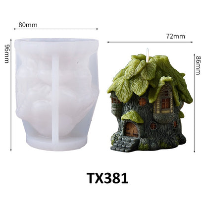 Fairy Tale Forest Treehouse Silicone Mold