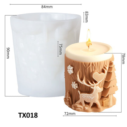 Christmas Silicone Scented Candle Mold