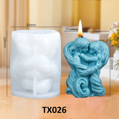 Mother and Child Scented Candle Silicone Mold