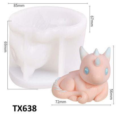 Dragon Silicone Candle Mold