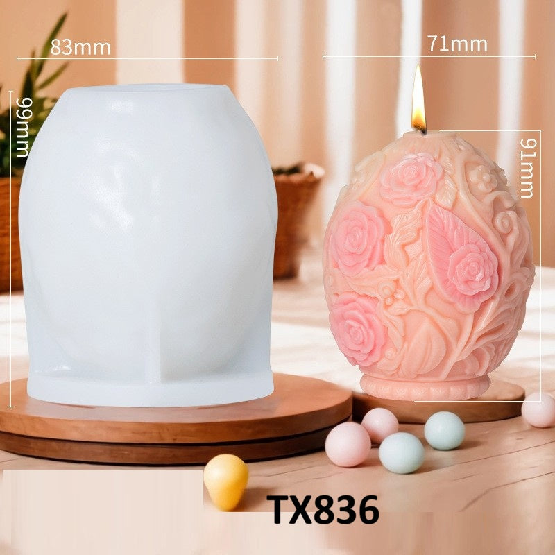 Tulip Flower Scented Candle Silicone Mold