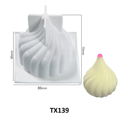 Onion Shaped Silicone Scented Candle Mold