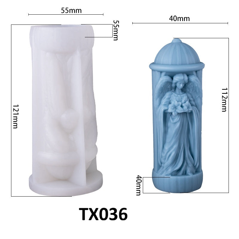 Pillar Candle Silicone Mold