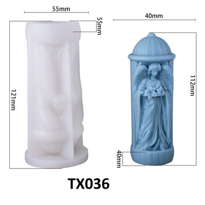 Pillar Candle Silicone Mold