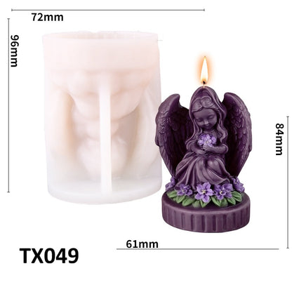 Angel Candle Silicone Mold